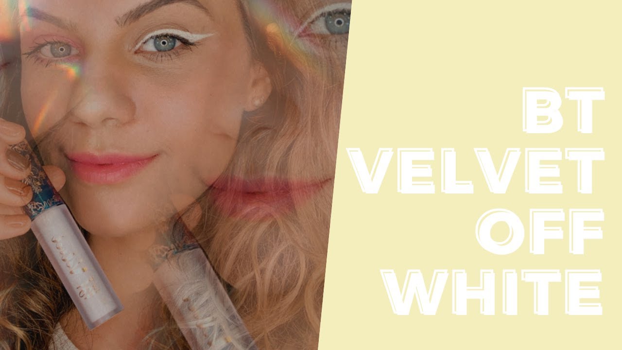 BT VELVET - OFF WHITE [ FIZ MISTURINHA COM OUTRA COR E FIZ DUAS PROPOSTAS DE MAQUIAGEM ]
