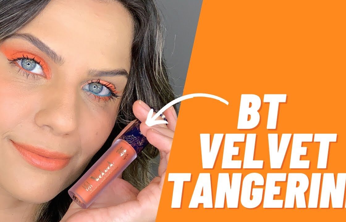 BT VELVET TANGERINE - SOMBRA LIQUIDA de BRUNA TAVARES | MAKE PRIMAVERA QUENTE