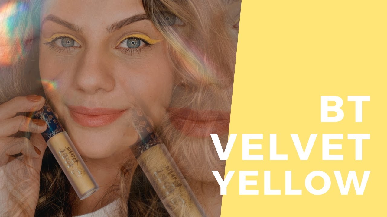 BT VELVET - YELLOW [ DELINEADO SUPER LINDO! ERA ESSE AMARELO MESMO QUE EU ESTAVA PROCURANDO ]