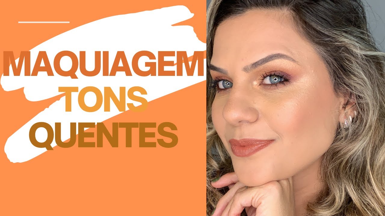 COMO FAZER OLHOS ESFUMADOS MARROM [ TONS QUENTES ]