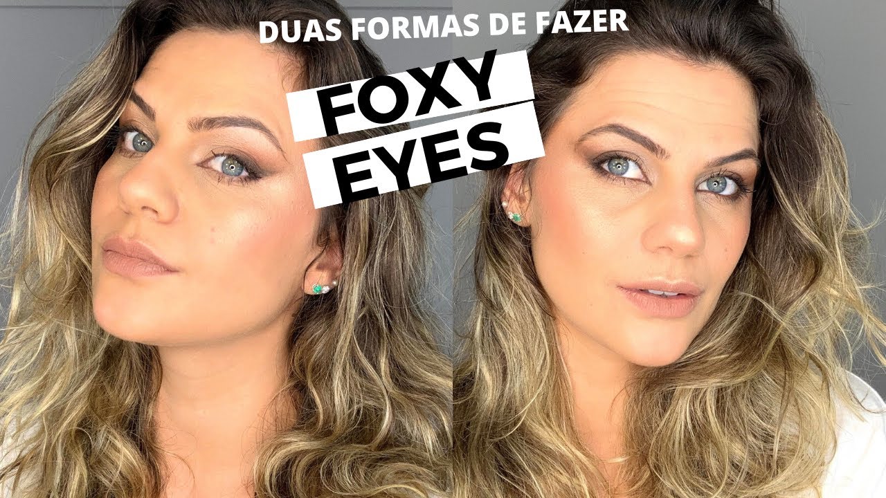 FOXY EYES MAKEUP - MAKE DO MOMENTO