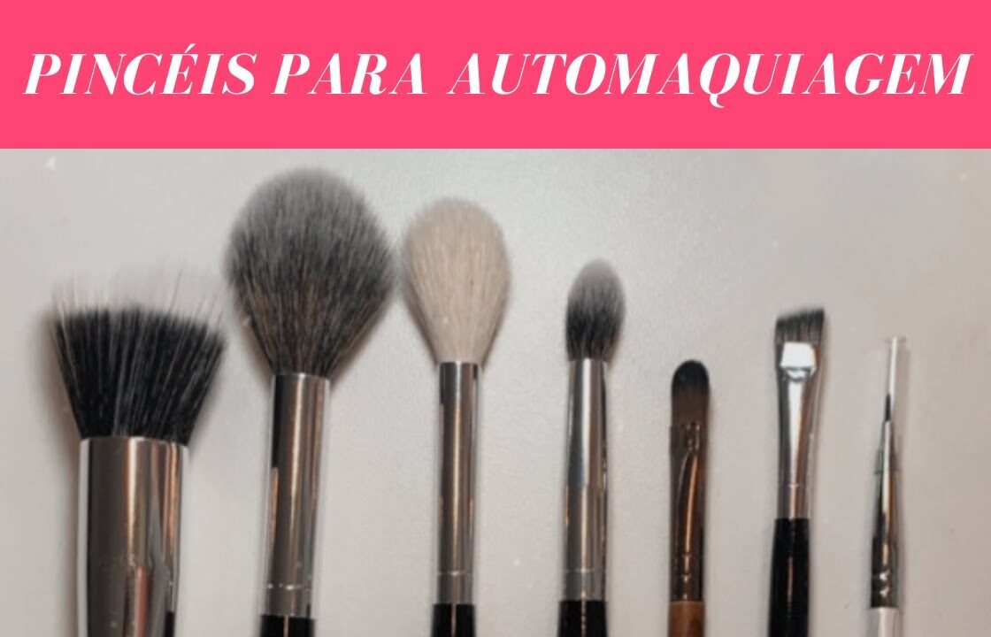 KIT DE PINCÉIS PARA AUTOMAQUIAGEM [ PINCEIS ESSENCIAIS PARA TER NA NECESSAIRE ]