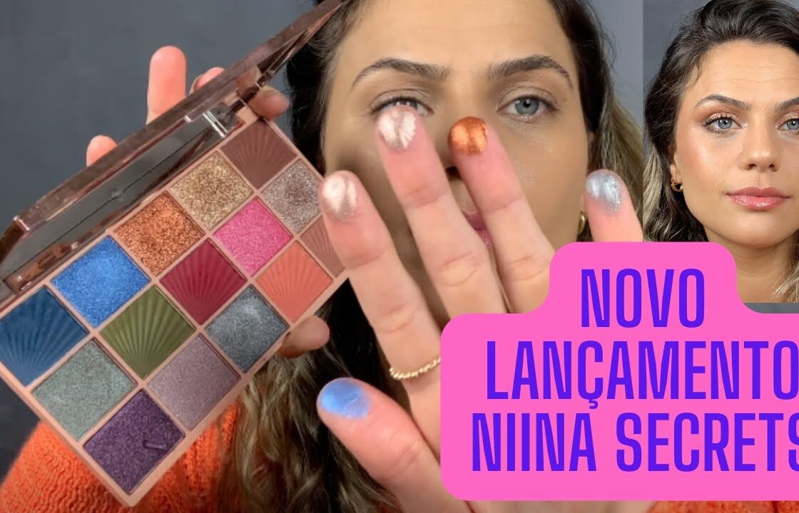 LANÇAMENTO LINHA NIINA SECRETS | NOVA PALETA CRYSTAL E GLOSS CRYSTAL