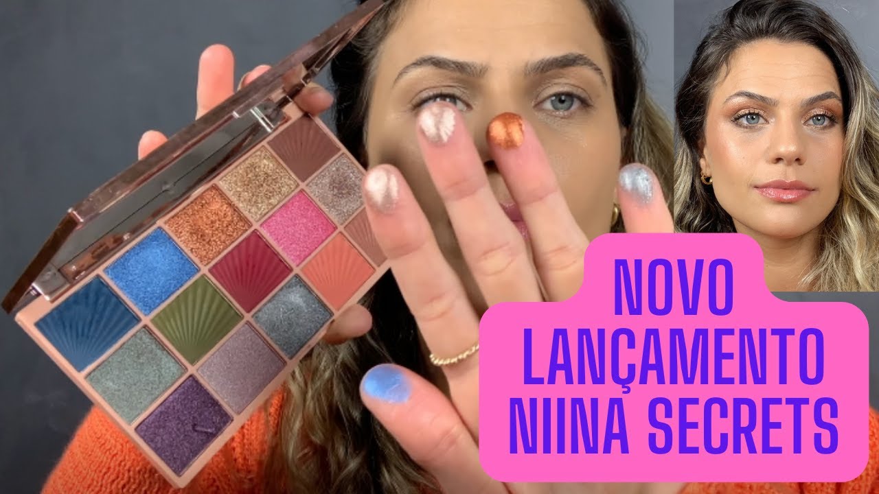 LANÇAMENTO LINHA NIINA SECRETS | NOVA PALETA CRYSTAL E GLOSS CRYSTAL