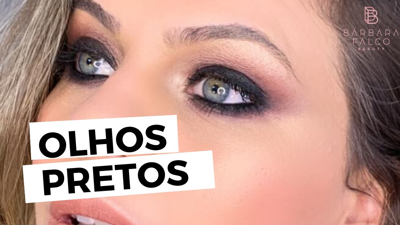 MAKE OLHO PRETO COM PRODUTOS NACIONAIS :)