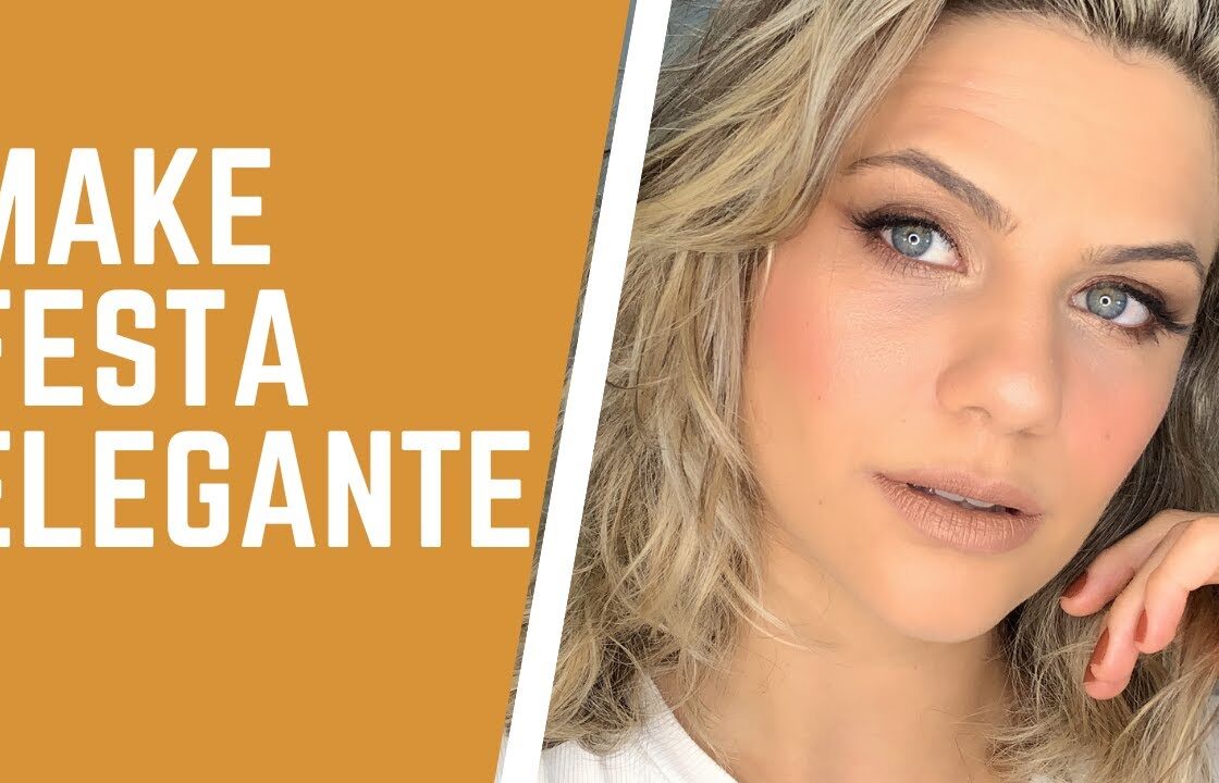 MAQUIAGEM PARA FESTA ELEGANTE [ MAKE SIMPLES DE FAZER ]