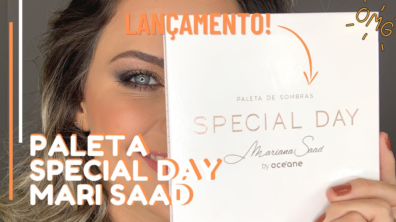 TESTEI A NOVA PALETA SPECIAL DAY DE MARI SAAD [ LANÇAMENTO OCEANE ]