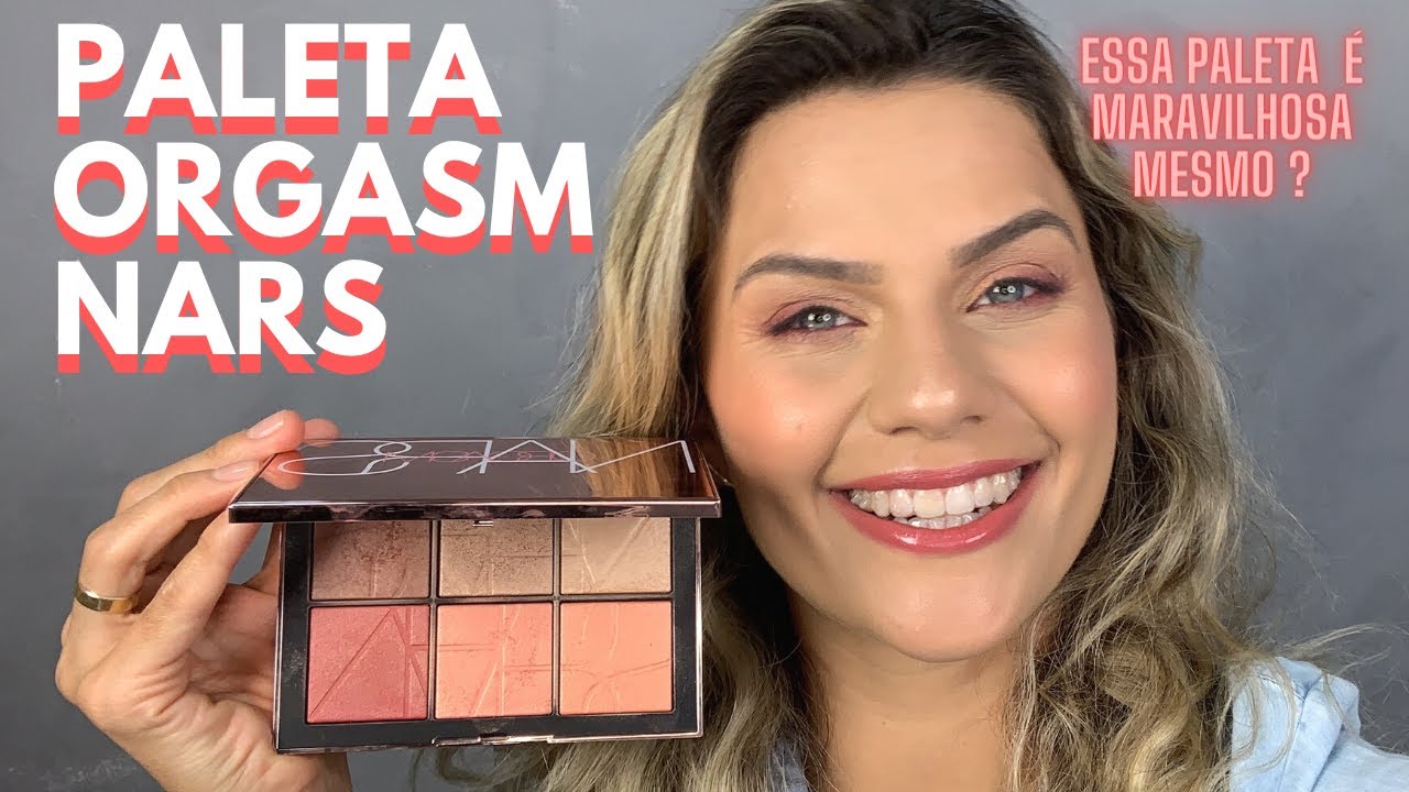 TESTEI A PALETA ORGASM NARS - Maquiagem completa usando só a Paleta Orgasm