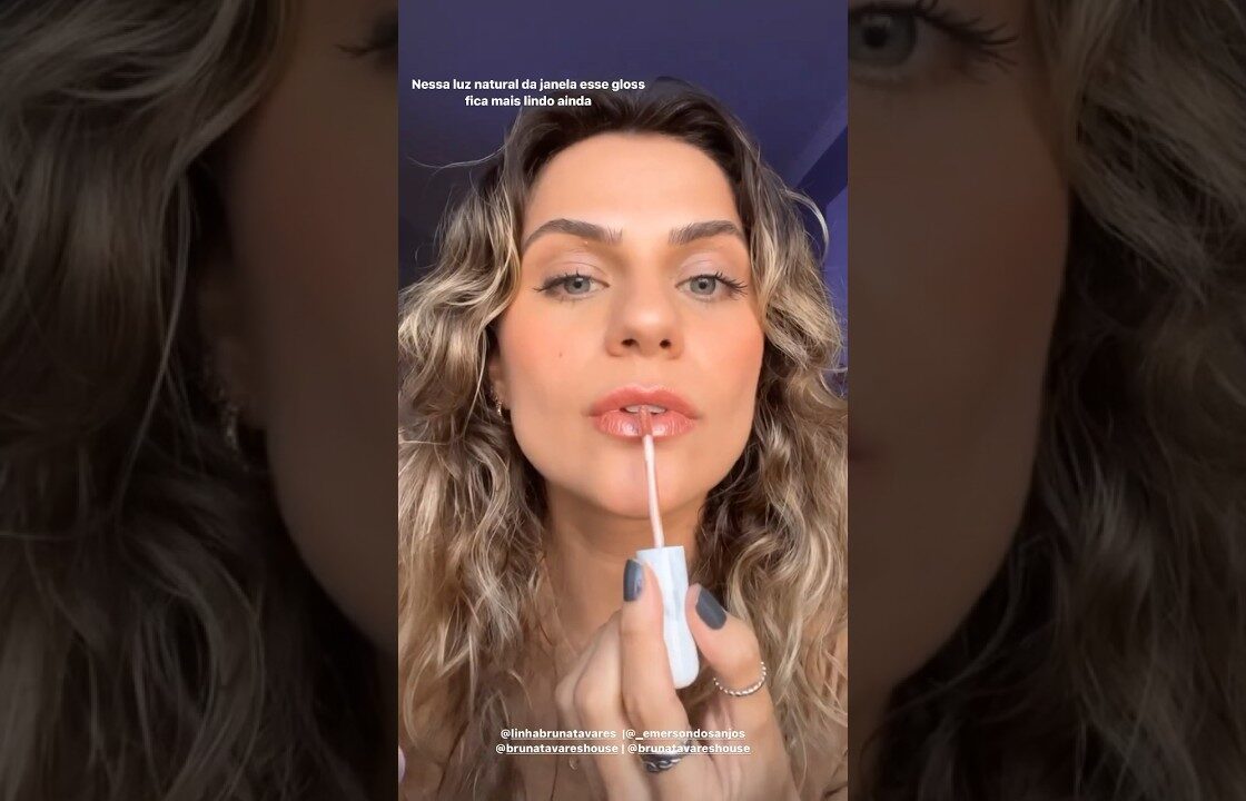 EXIBINDO MEU GLOSS BT MARBLE #brunatavares #glossbtmarble #gloss #linhabrunatavares