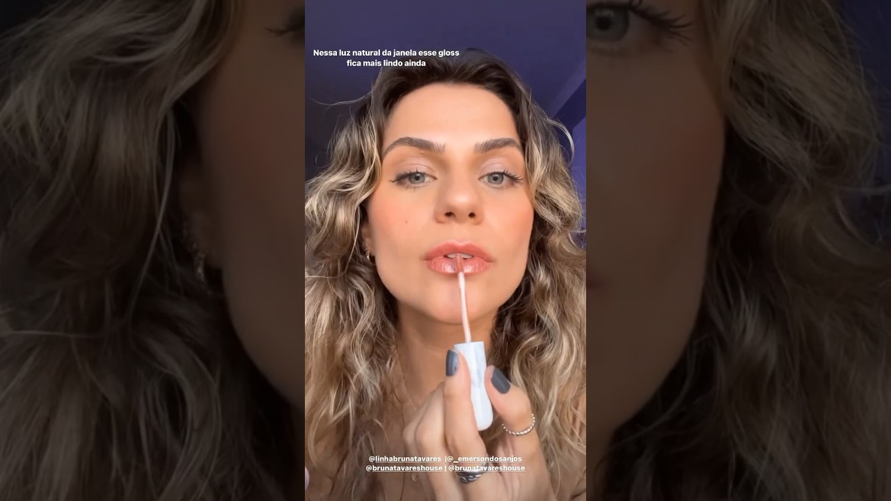EXIBINDO MEU GLOSS BT MARBLE #brunatavares #glossbtmarble #gloss #linhabrunatavares