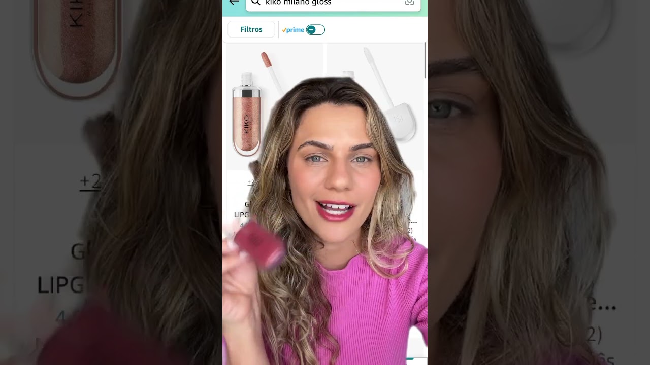 KIKO MILANO AGORA VENDE NA AMAZONNN #kikomilanogloss3d #glosskikomilano #ondevendekikomilano #makeup