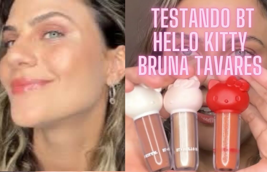 TESTANDO BT HELLO KITTY BRUNA TAVARES