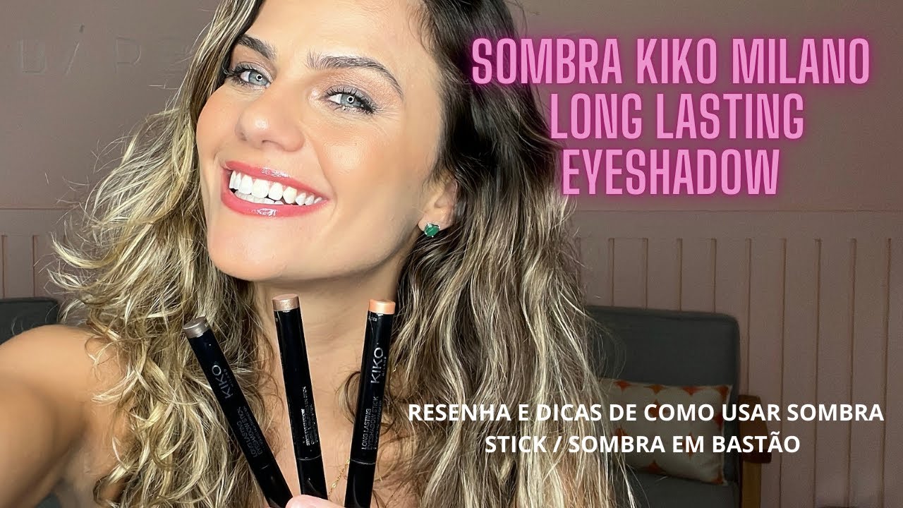 TESTANDO A SOMBRA LONG LASTING EYESHADOW STICK
