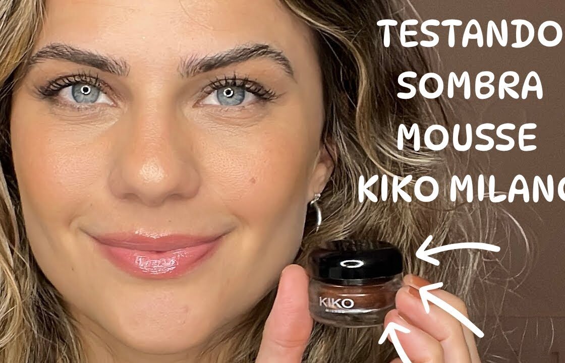TESTANDO A SOMBRA LASTING MOUSSE EYESHADOW KIKO MILANO
